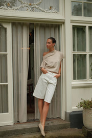 Top Elin Taupe