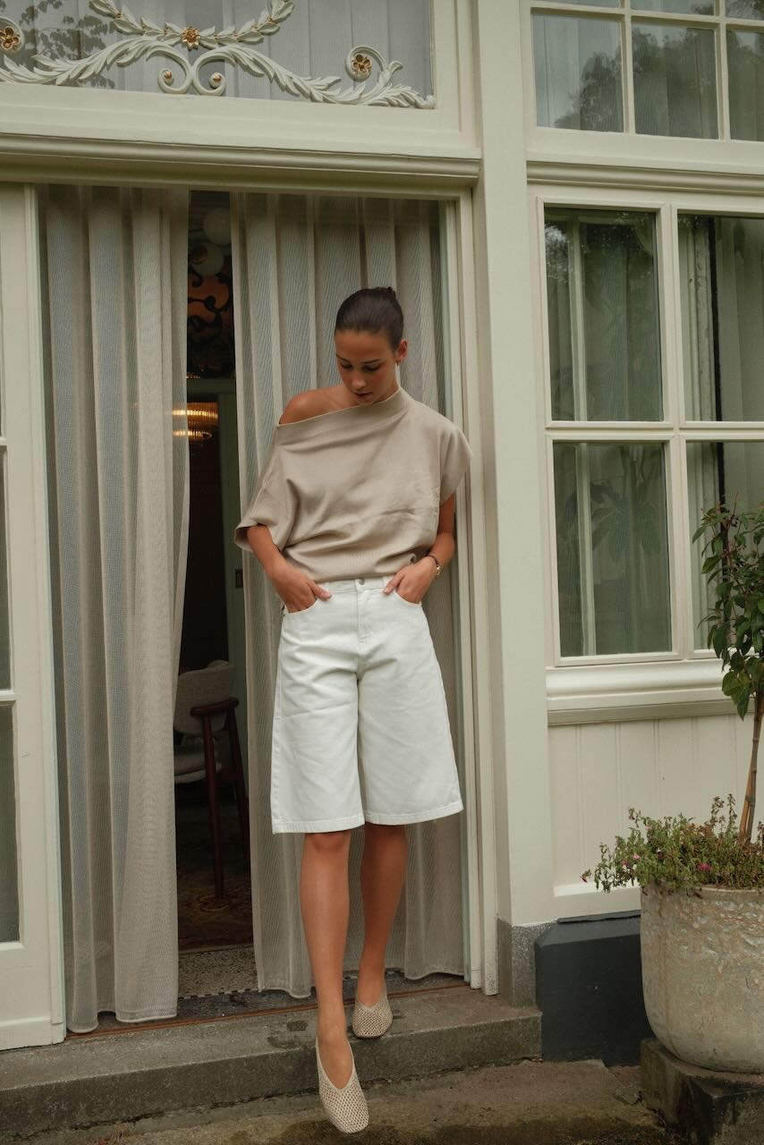 Top Elin Taupe