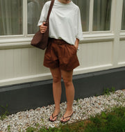 Short Luca bruin