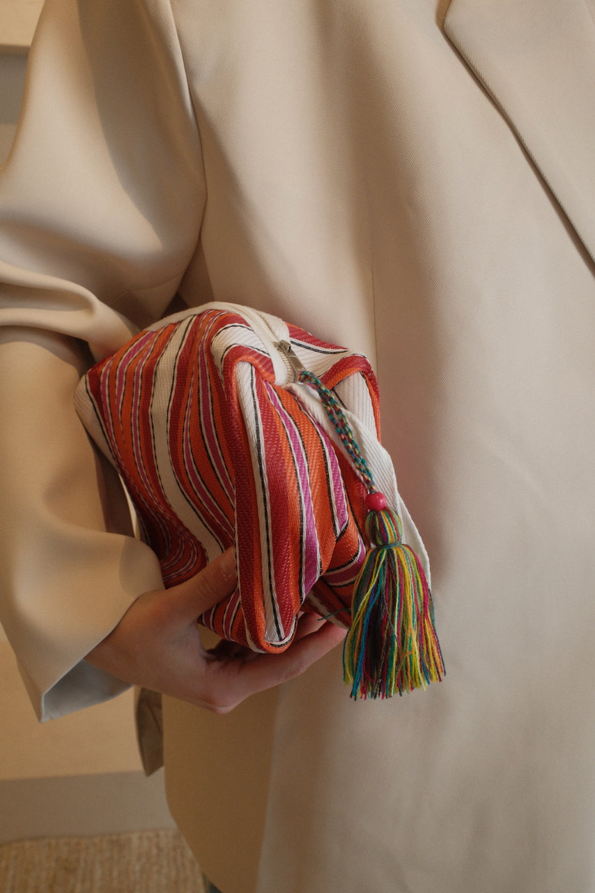 Pouch/clutch Junos Roze