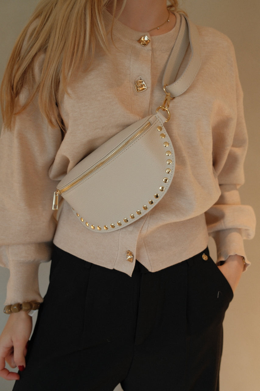 Tas Studs Beige