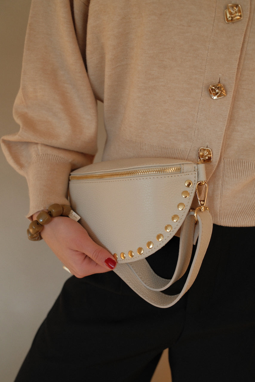 Tas Studs Beige