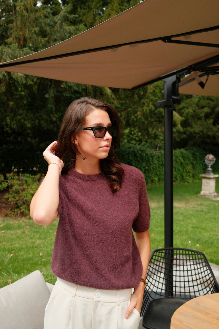 Trui Suri burgundy