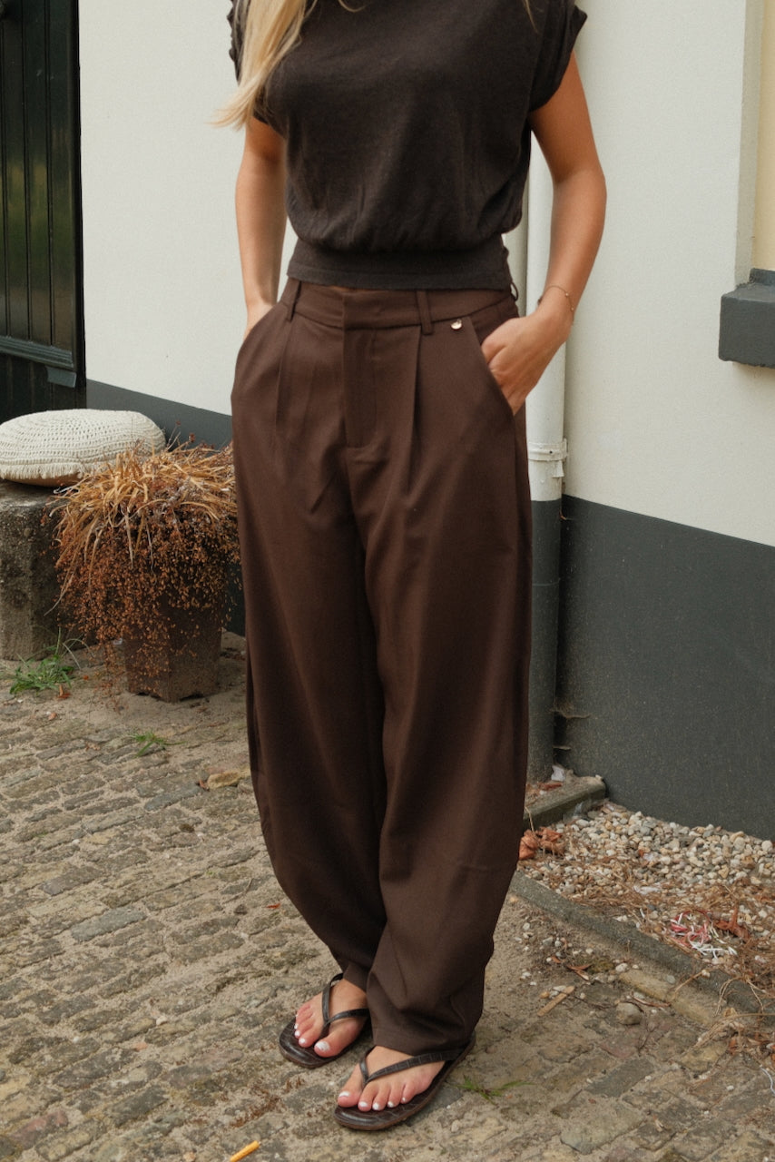 Pantalon Nina bruin
