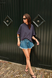 T-shirt Lou Blauw