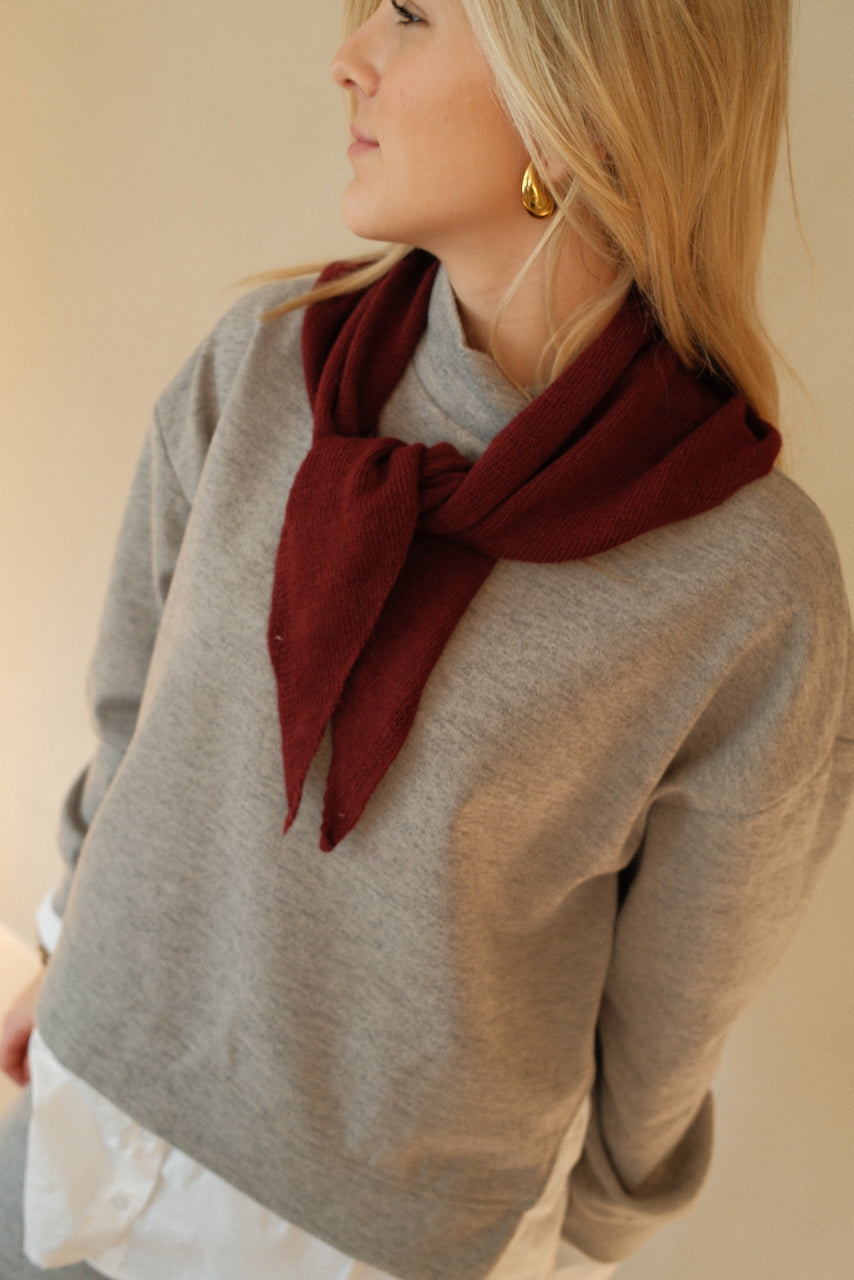 Sjaal Jolie Bordeaux