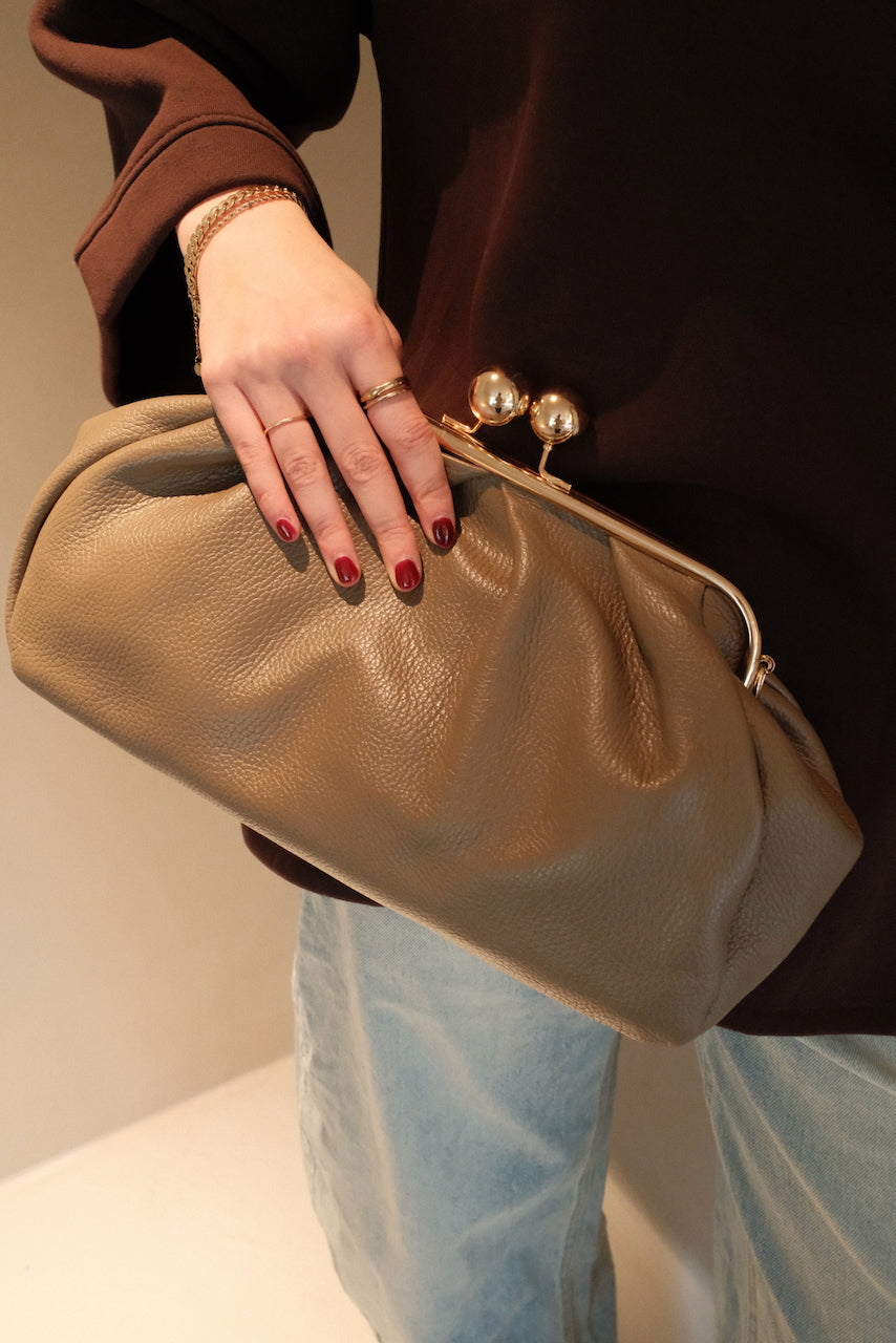 Tas Buttons Beige