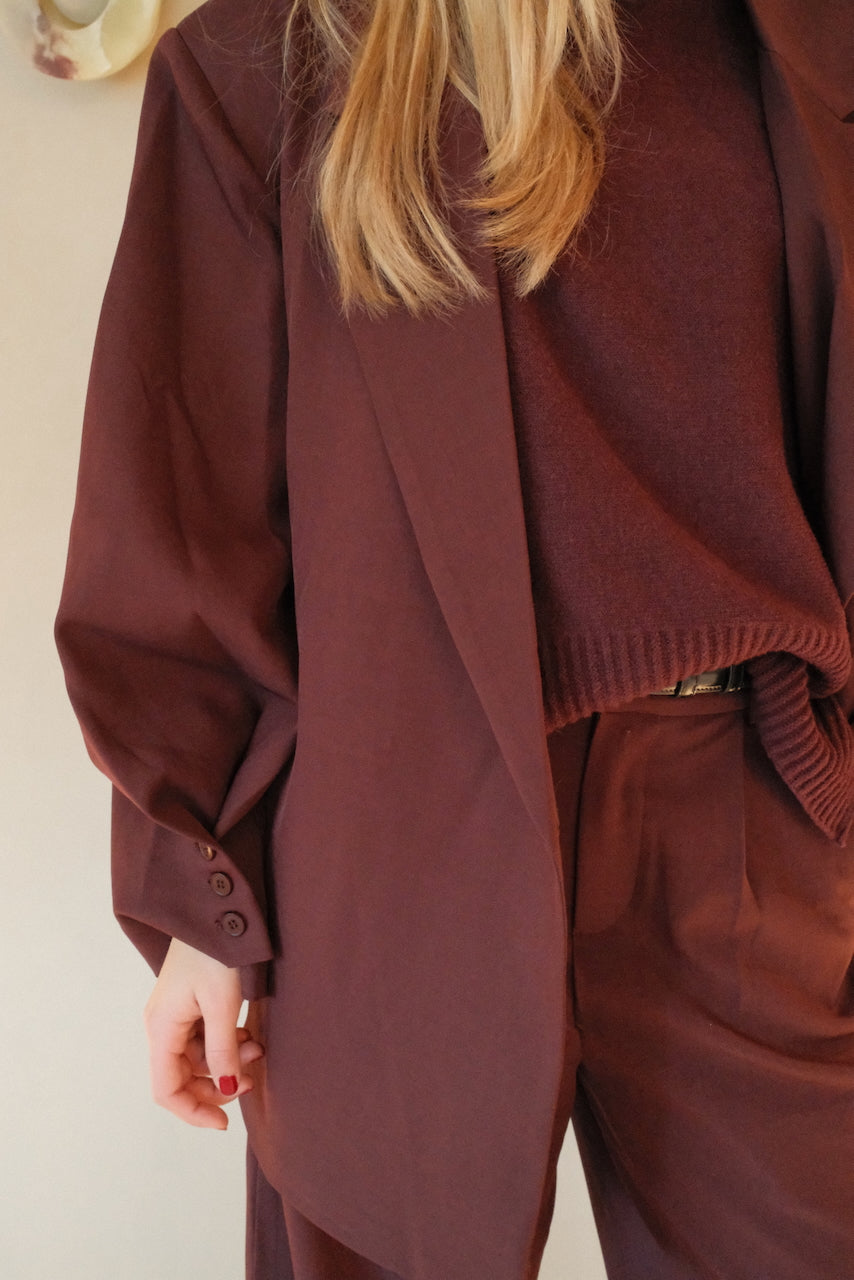 Blazer Eliza Bordeaux