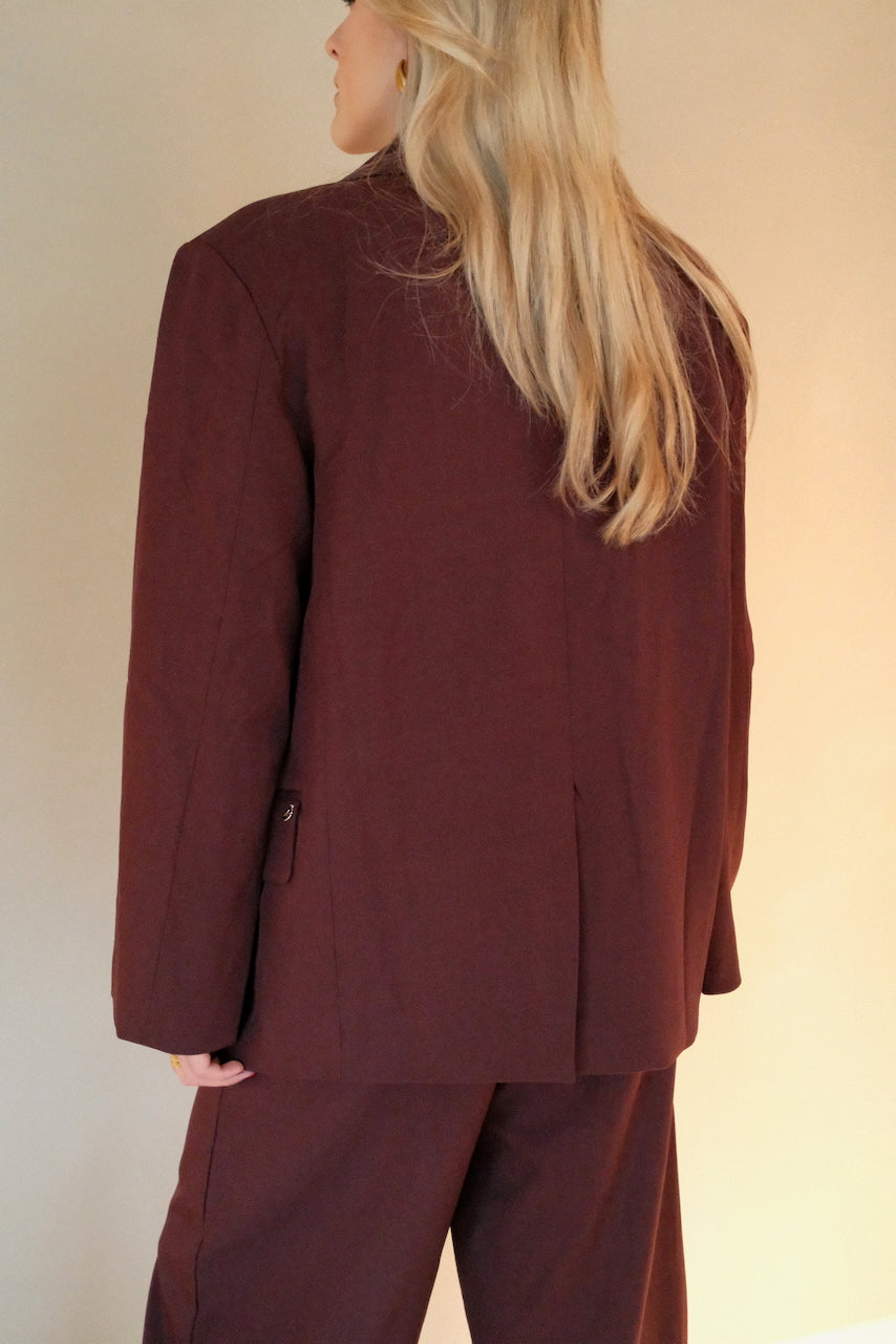 Blazer Eliza Bordeaux