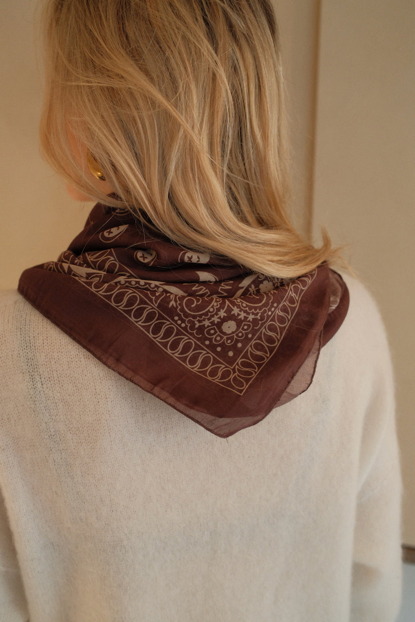 Sjaal Cowboy Bruin