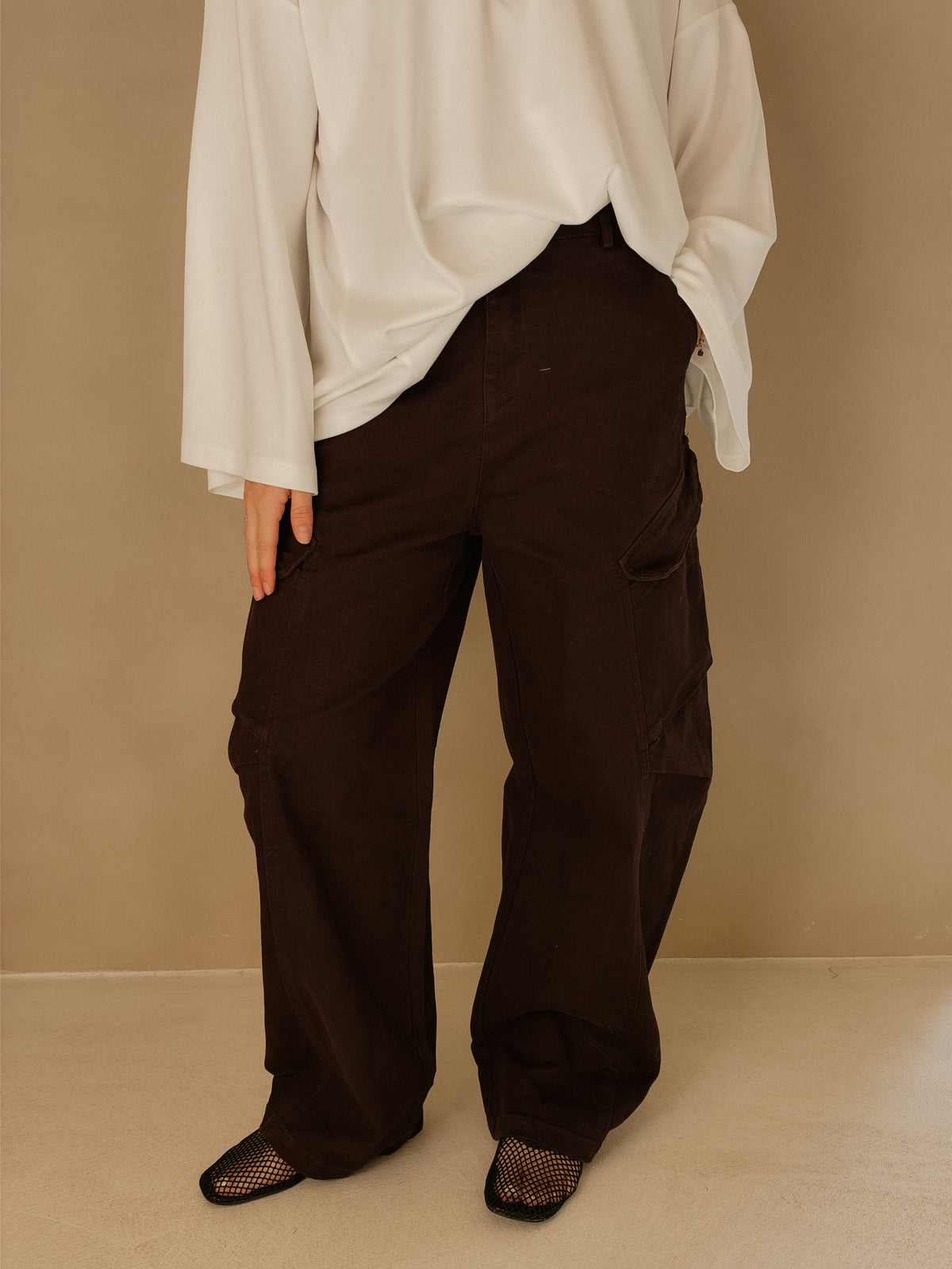 Broek Aveline Burgundy