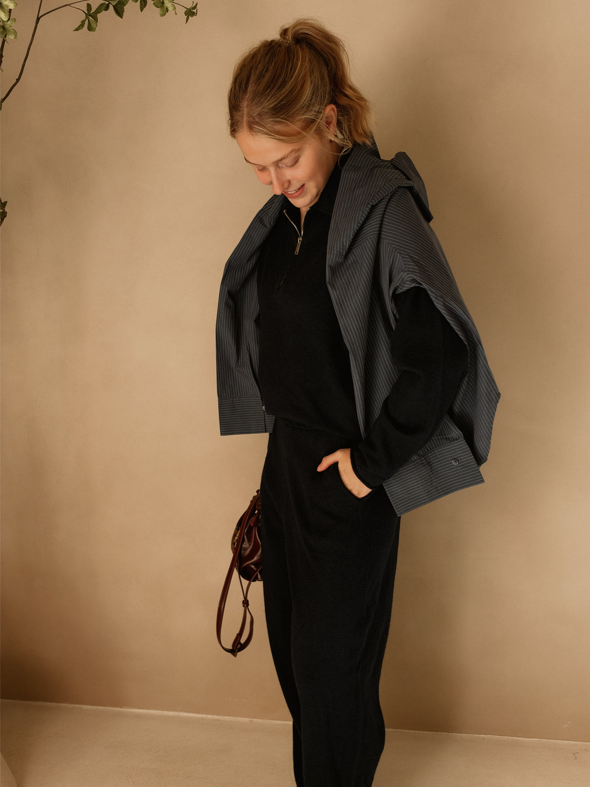 Pantalon Liora Blauw