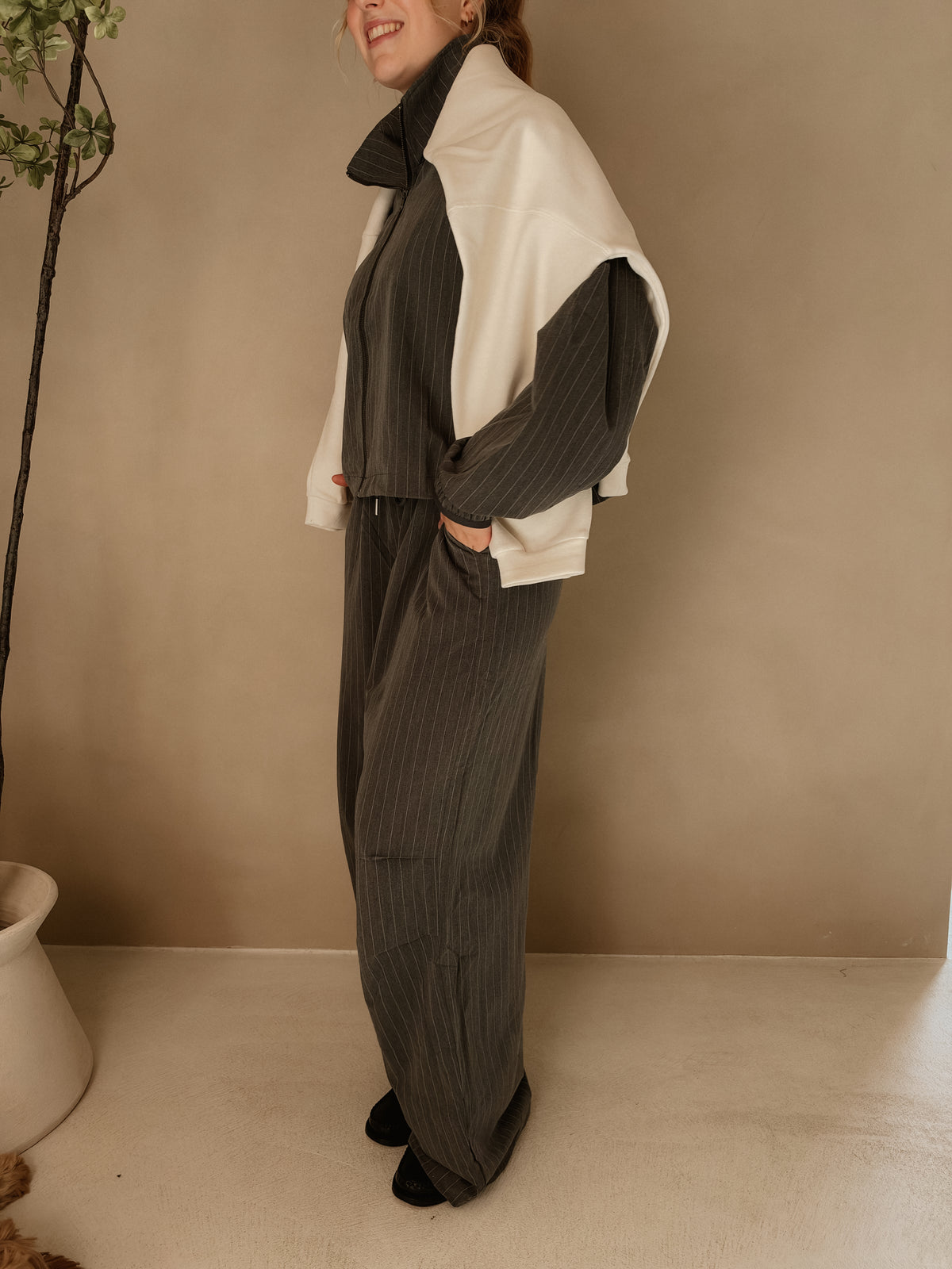 Pantalon Noelle Gestreept