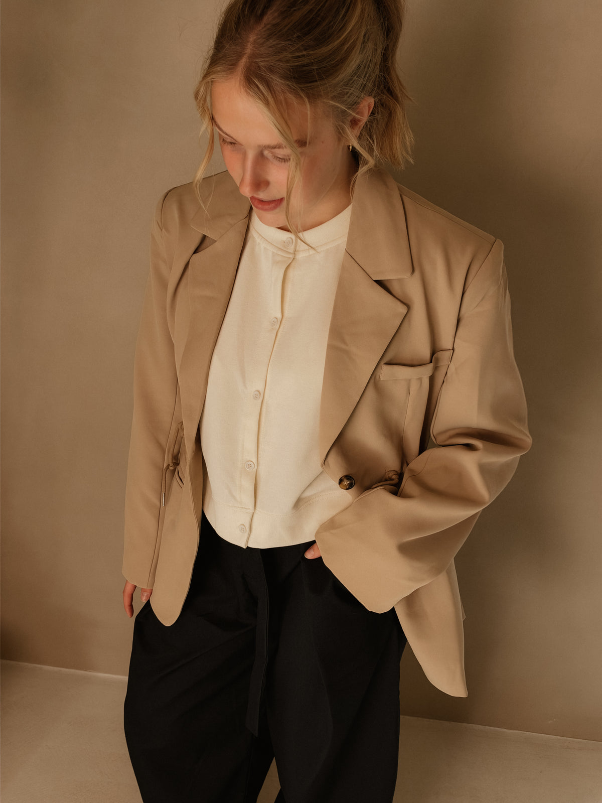 Vest Elina Beige