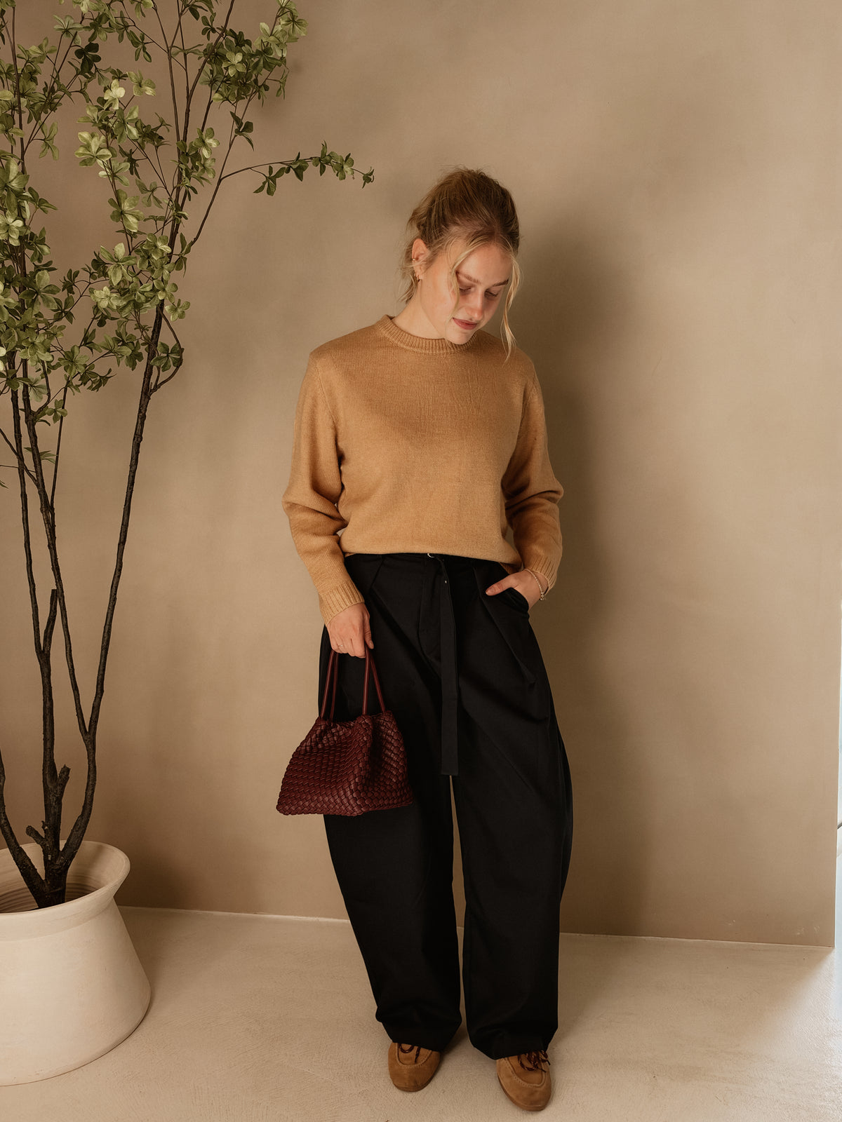 Trui Elodie Camel