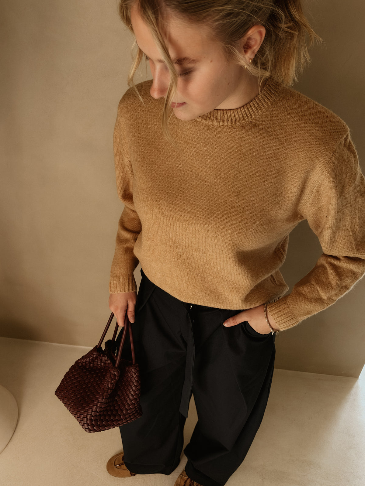 Trui Elodie Camel