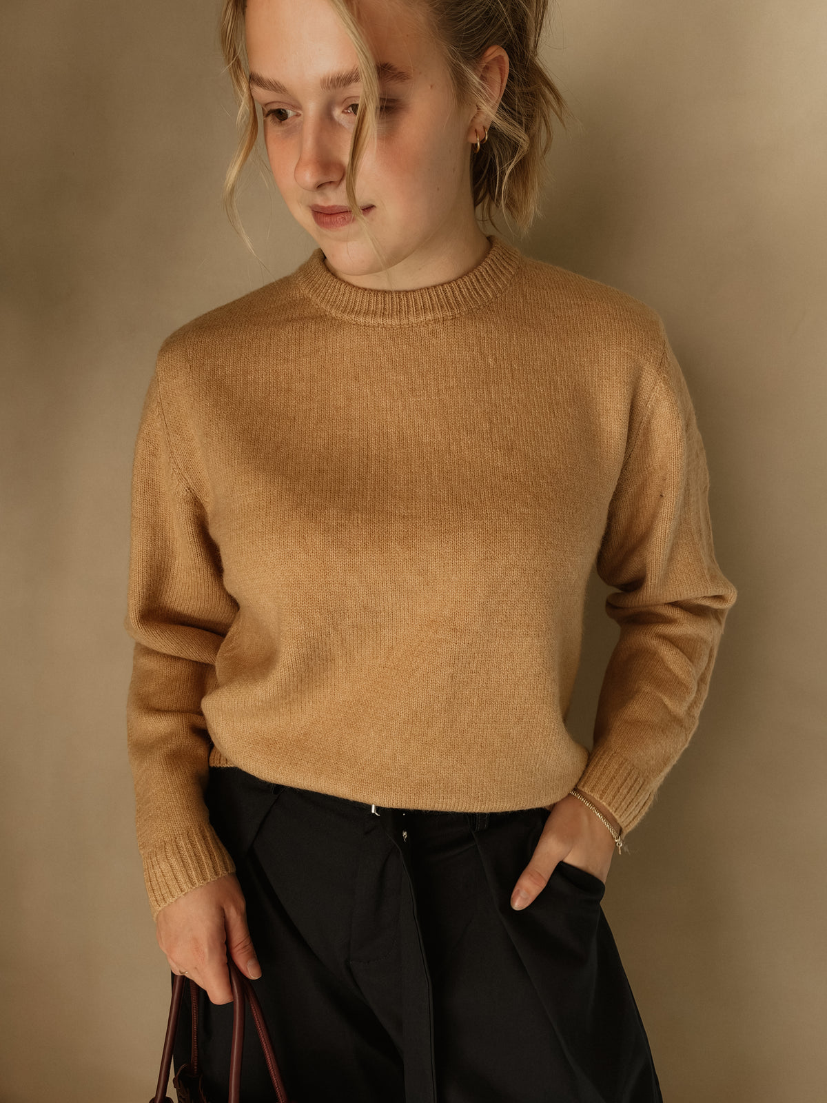 Trui Elodie Camel