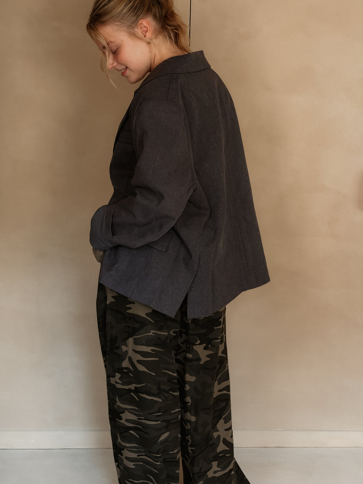 Blazer Mina Grijs