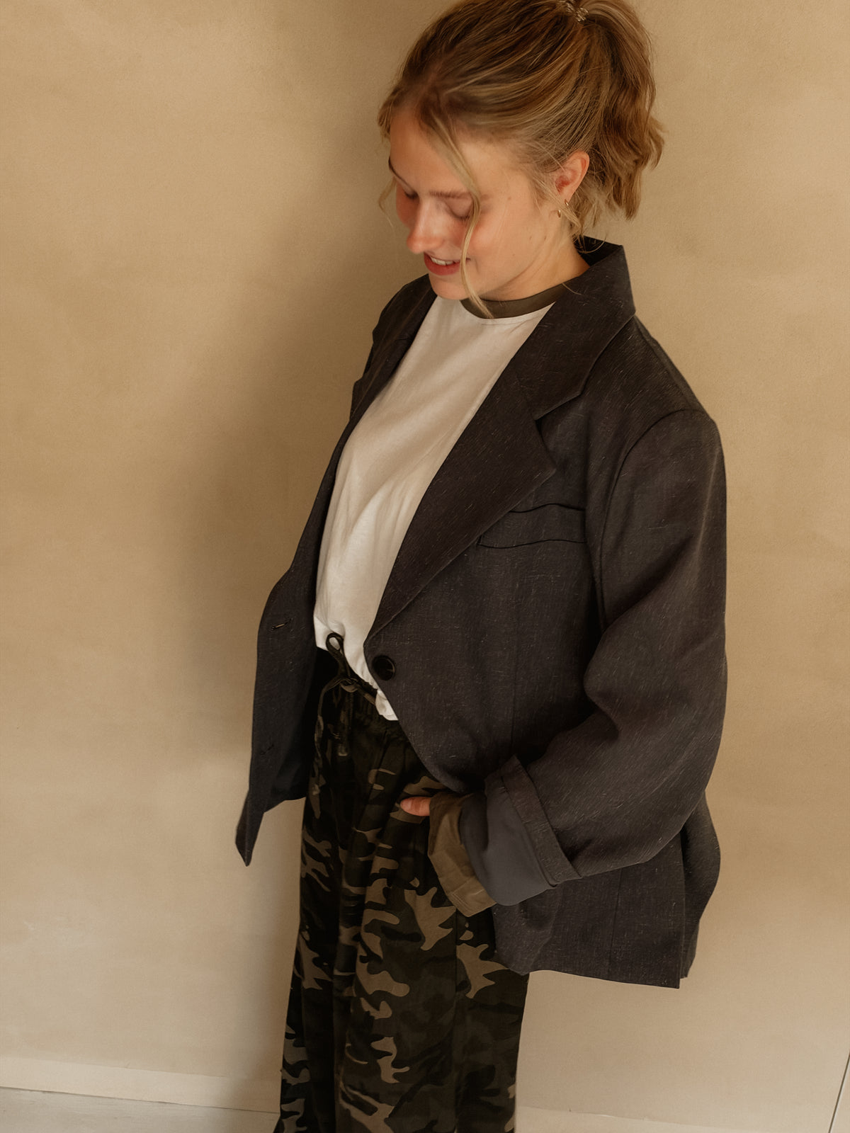Blazer Mina Grijs