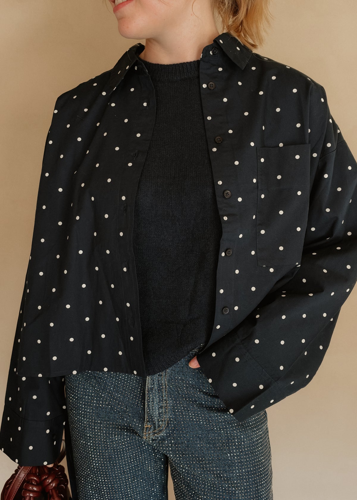 Blouse Anette Dot Navy