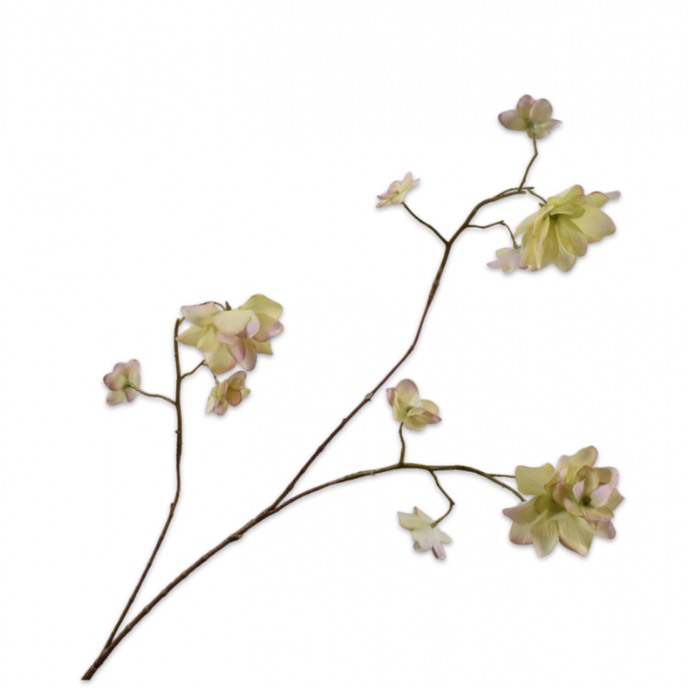 Kunsttak Hortensia tak GRN/ROZ 75cm