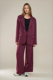 Blazer Lana Bordeaux