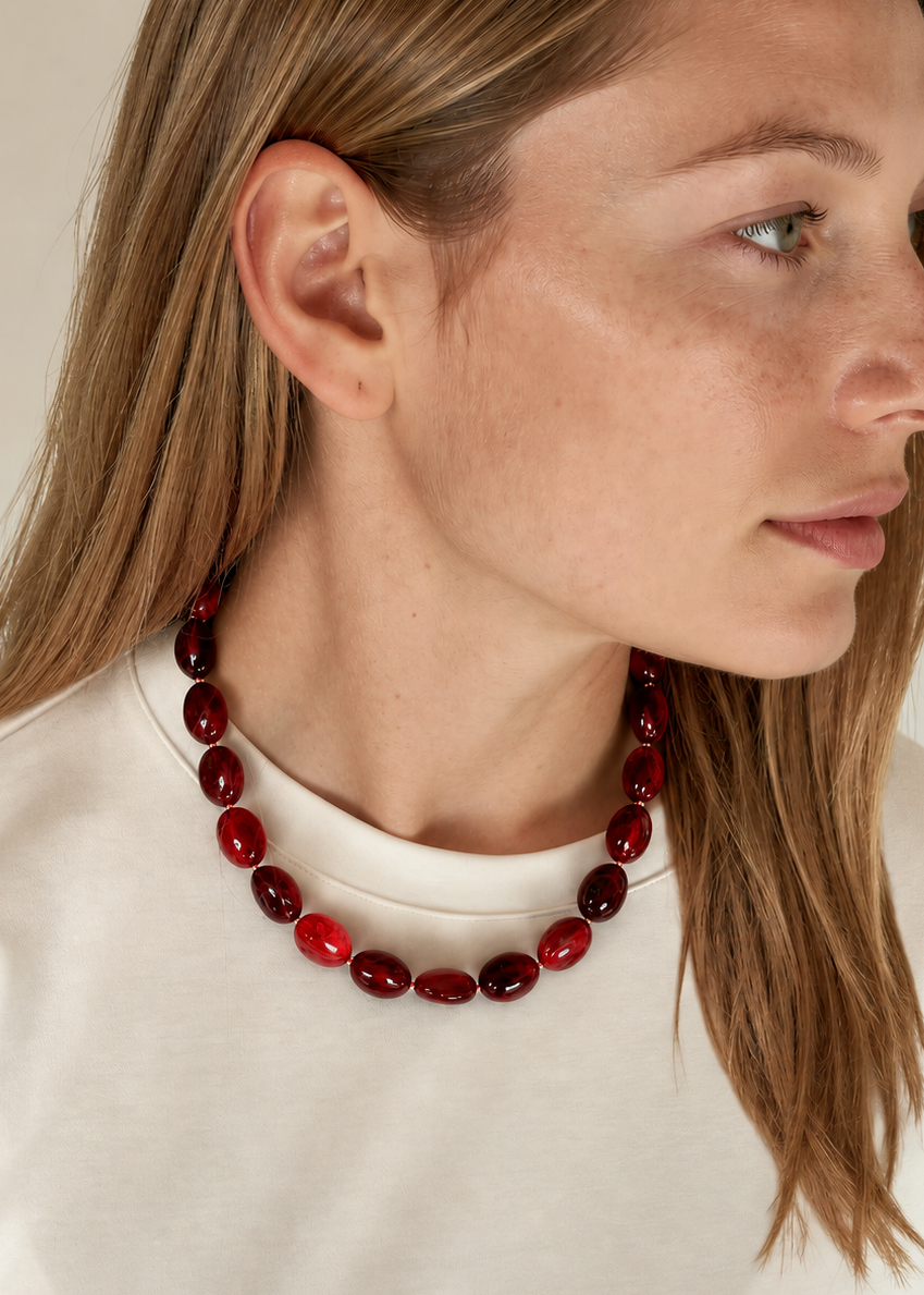 Ketting Linn Rood