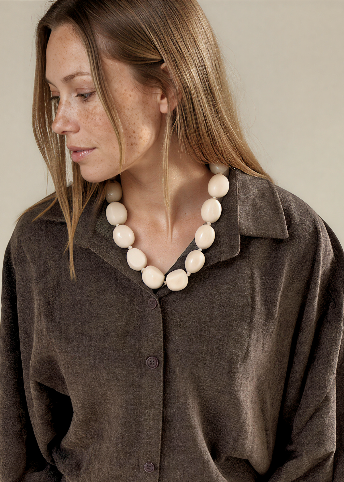 Ketting Nolie Creme