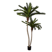 Kunstplant Cycas palm groen  180 cm