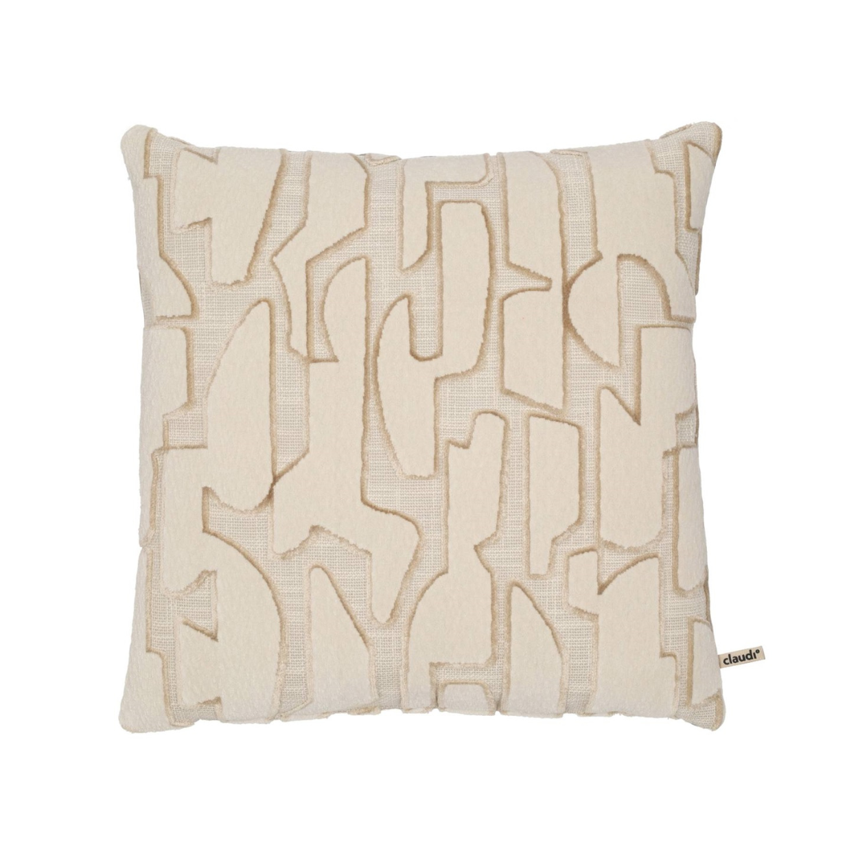 Kussen Seraq 45 x 45 cm naturel