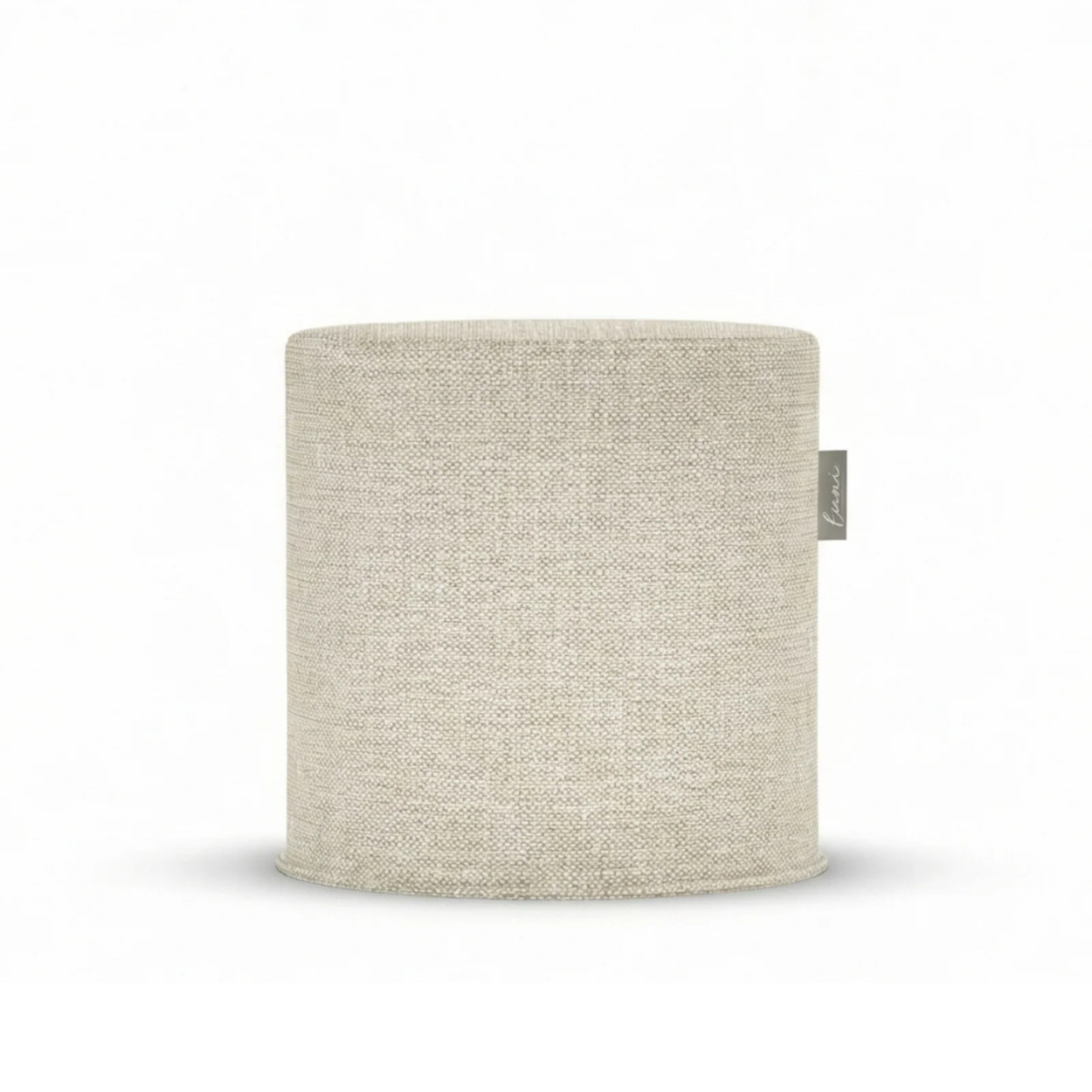 Outdoor Pouf Beige Ø68x35cm