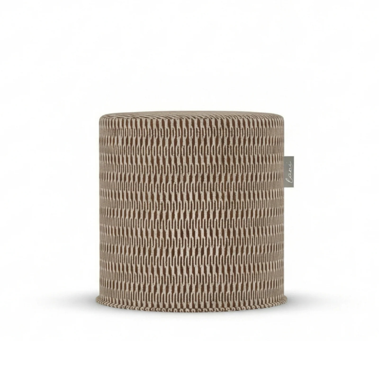 Outdoor Pouf Marquetry Sirocco Ø44x46cm