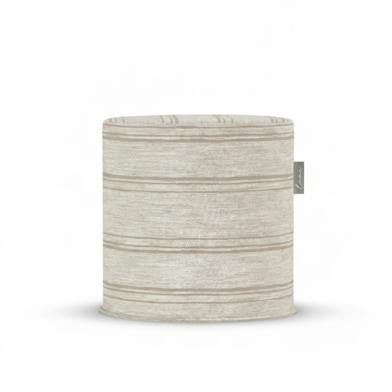 Outdoor Pouf Harvest Kaolin Ø44x46cm