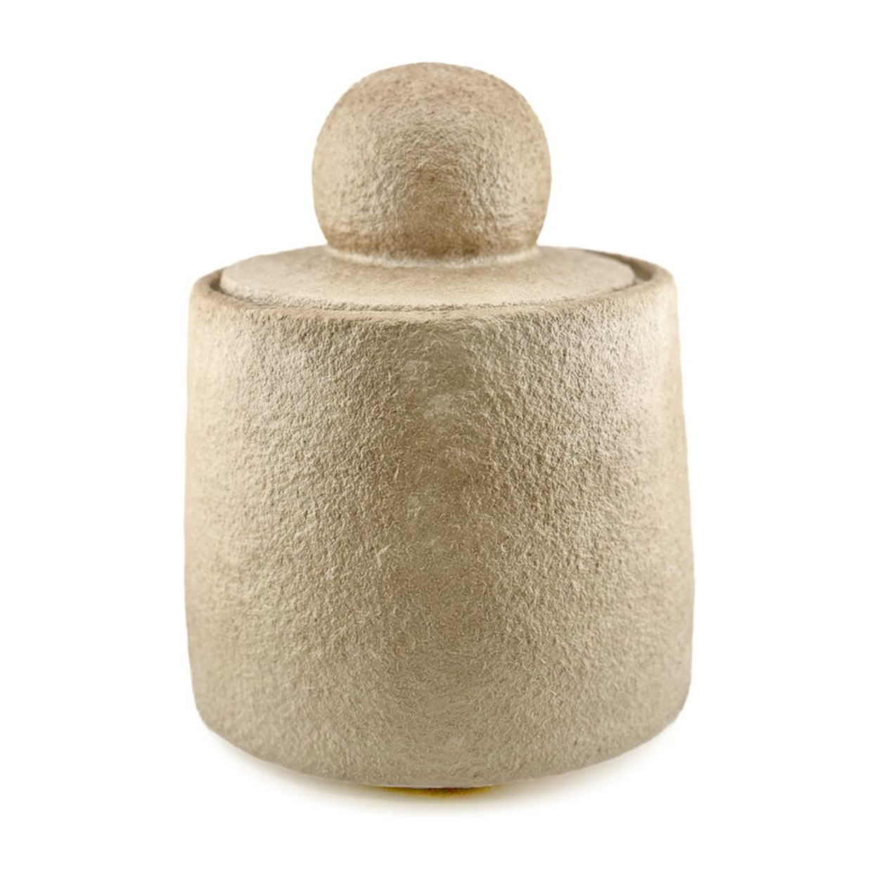 Voorraadpot aardewerk met deksel groot