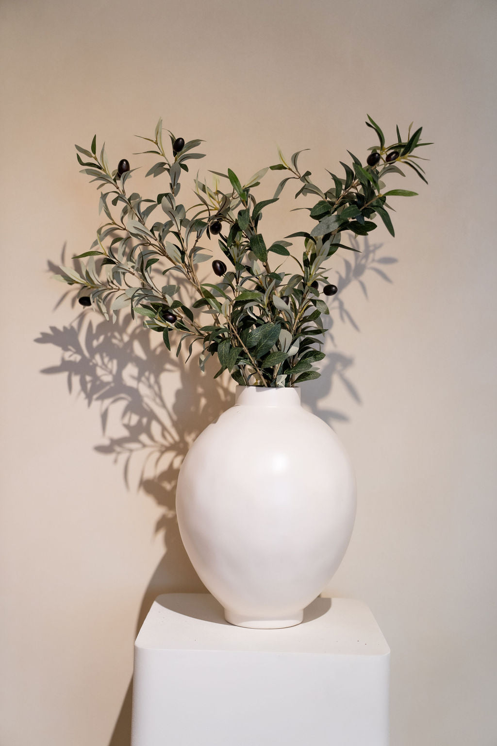 Kunsttak olijf 80 cm