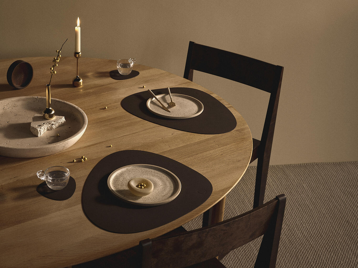Placemat Curve L Hazel