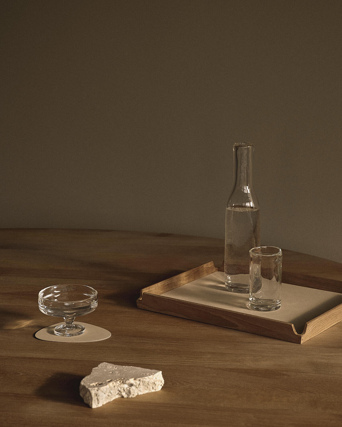 Placemat Square L Clay brown