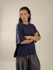 T-shirt Lou Blauw