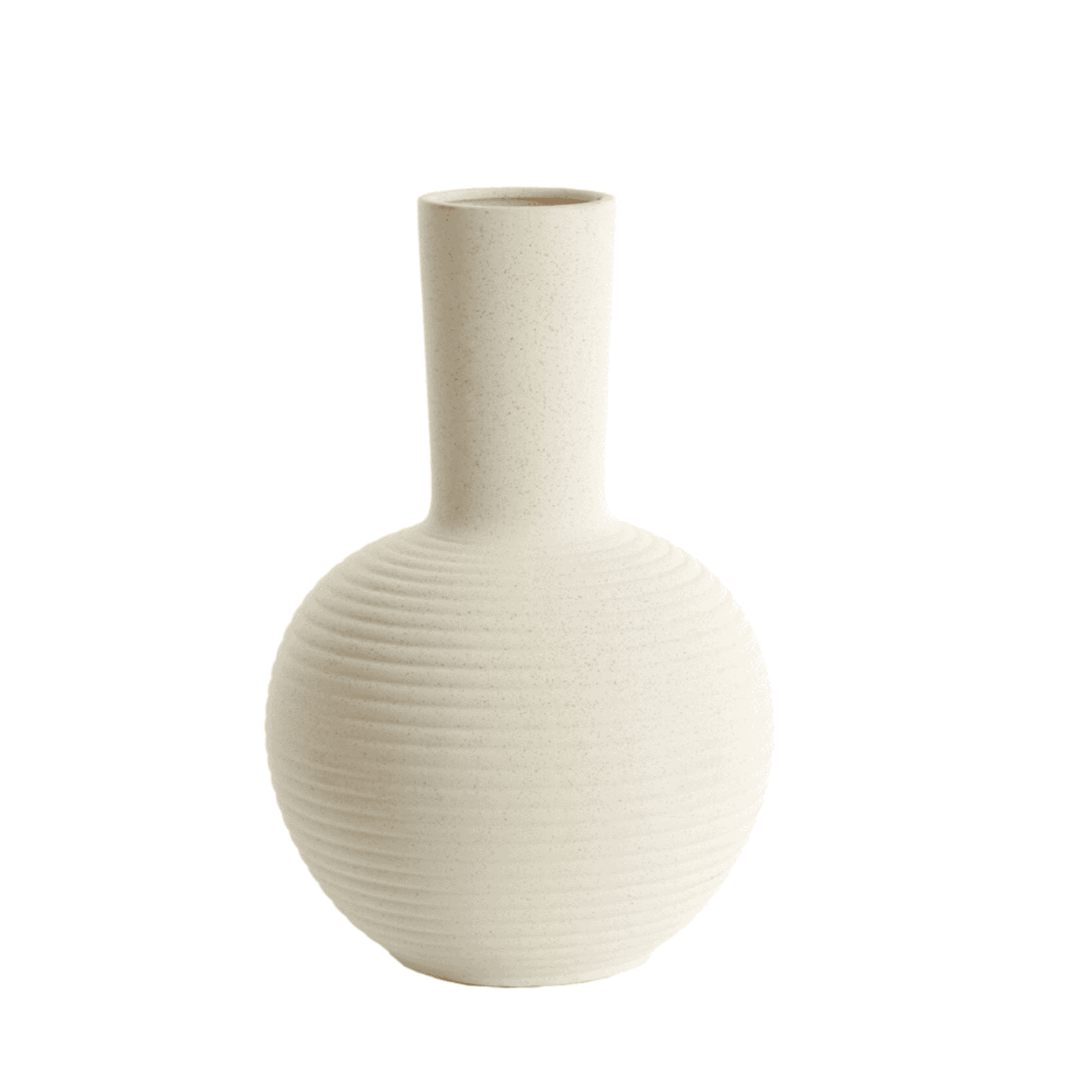 Vase Ulloa L matt cream