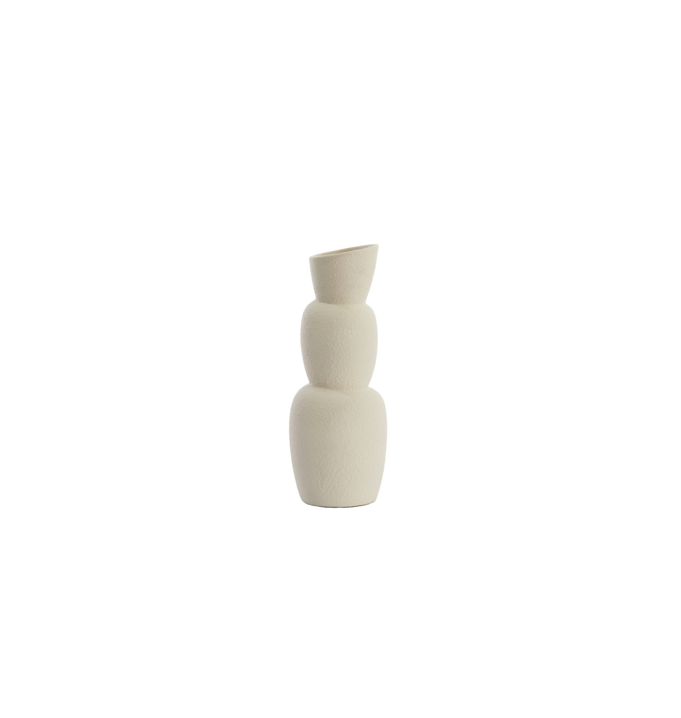 Vase ARAM ceramic Ø14.5x37.5 cm cream 