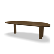 Eettafel Stef - organisch brown smoke light