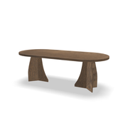 Eettafel Lois - ovaal plat Ash