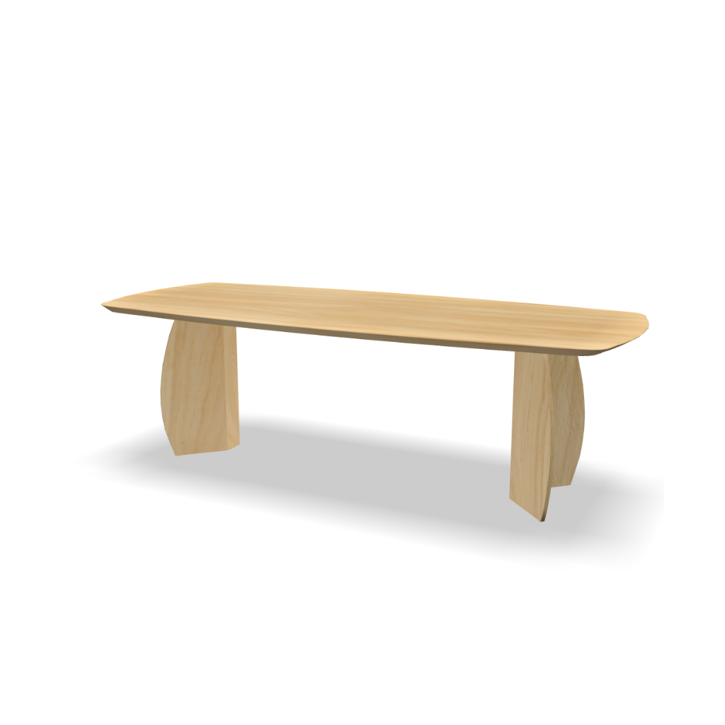 June dining table - Danish oval light natural