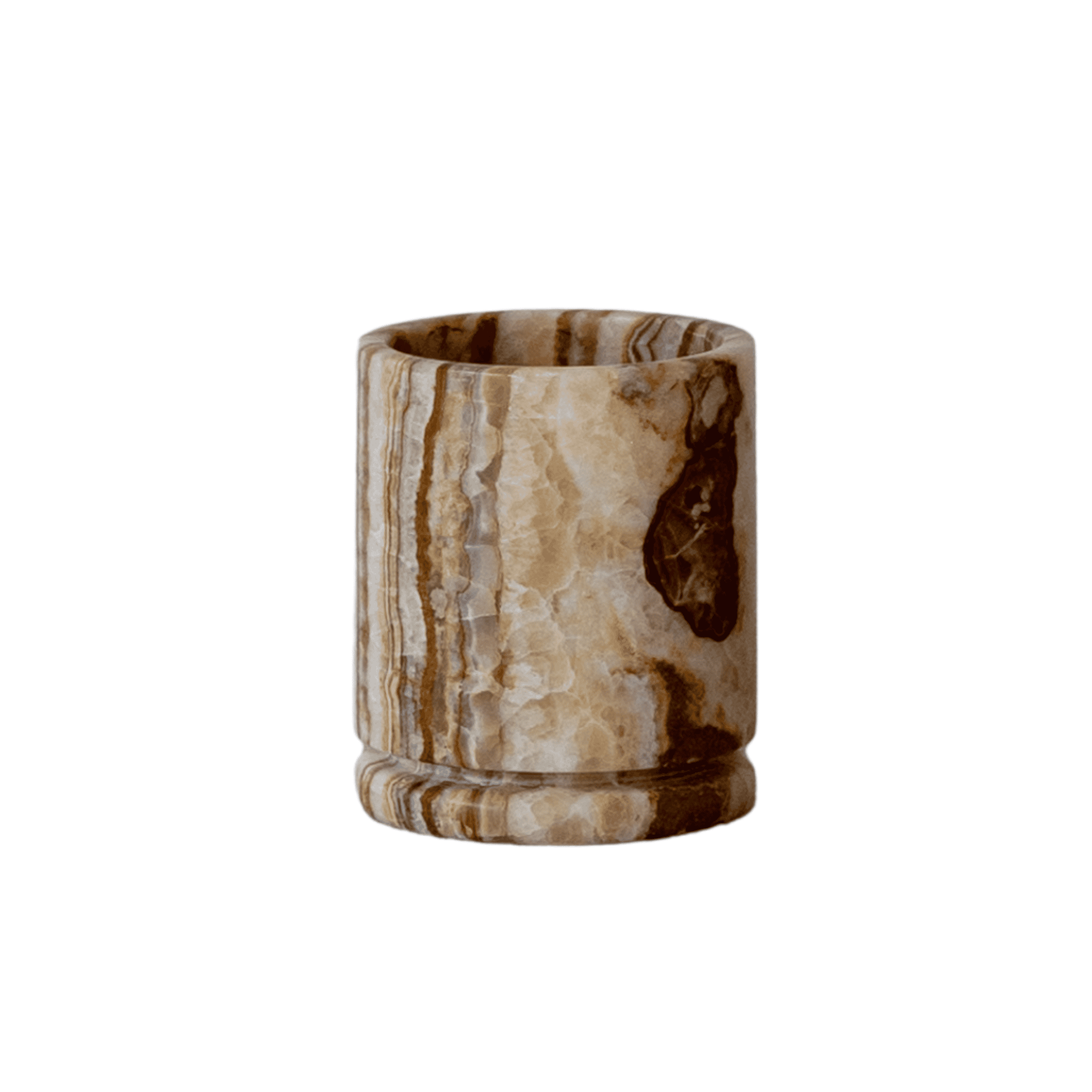 Waxinelicht Onyx Unwinding Brown