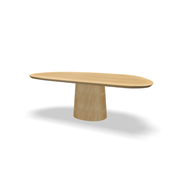 Eettafel Lara - organisch licht naturel