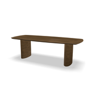 Eettafel Fab - Deens ovaal brown smoke light