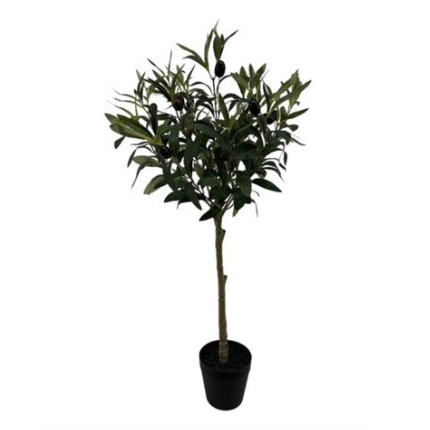 Kunstboom Olijf op stam 65 cm Groen
