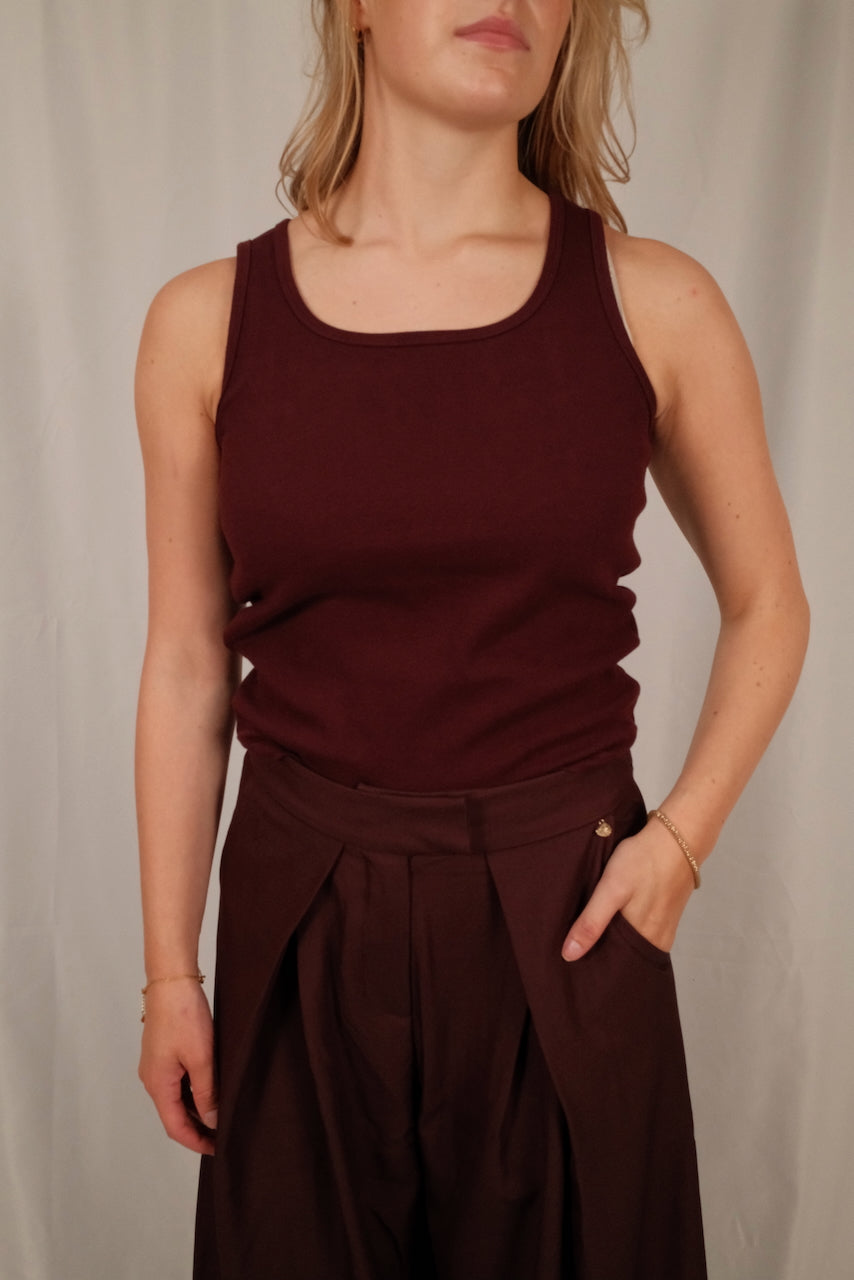 Broek Quinn Bordeaux