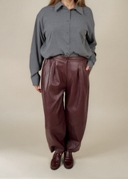 Pantalon Nelle Bordeaux