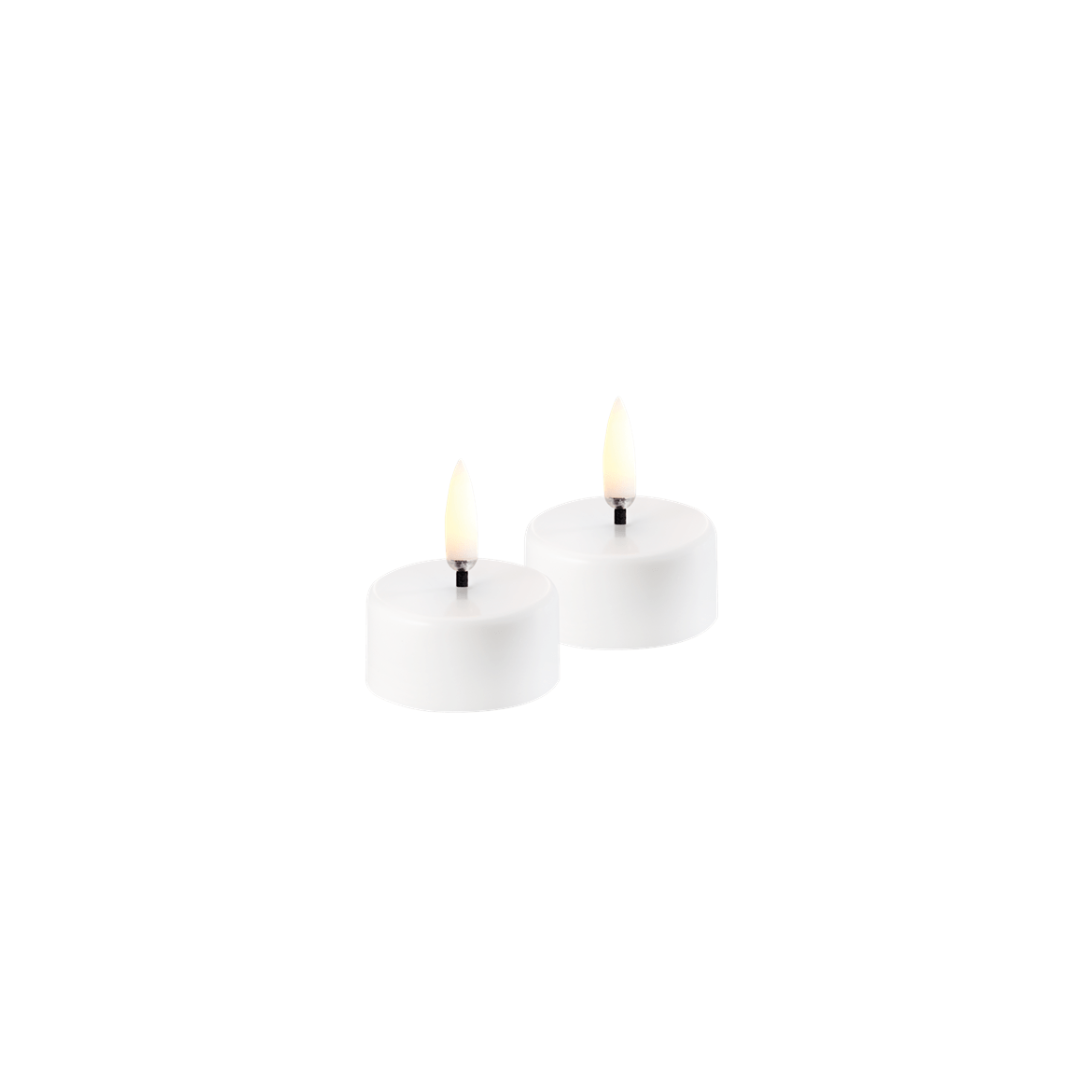 Rechargeable tealight white - 3.9 x 2.3 cm